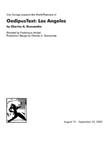 OedipusText:Los Angeles Program
